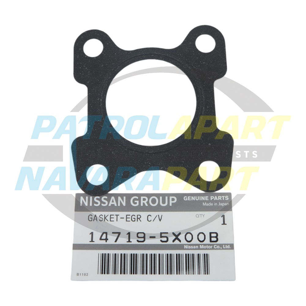 Genuine Nissan EGR Valve Gasket Valve Spacer side - Nissan Navara D40 R51 YD25 (2010 on)