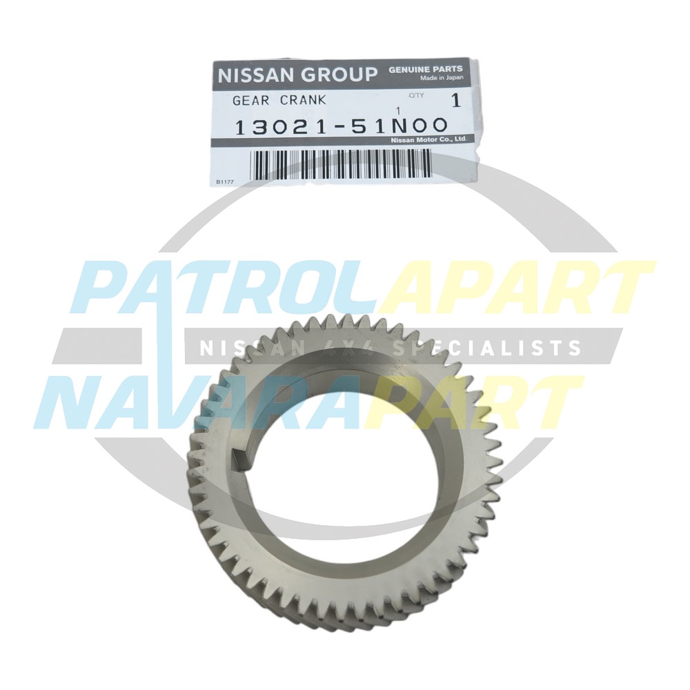 Genuine Nissan Crankshaft Timing Gear TD42 - Nissan Patrol Y61 GU