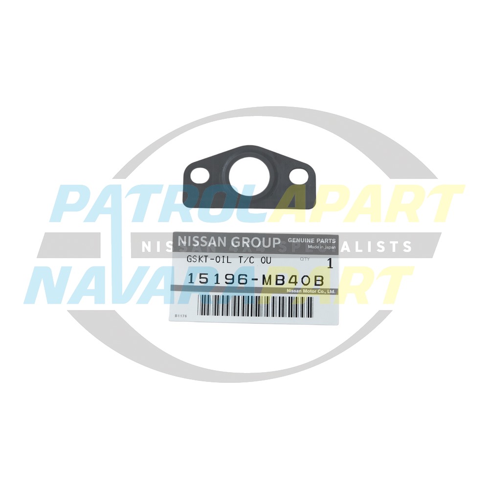 Genuine Nissan Turbo Oil Drain Gasket - Nissan Navara D22 YD25