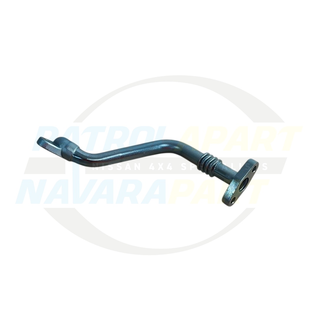 Genuine Nissan Turbo Oil Drain Outlet Pipe - Navara D22 ZD30