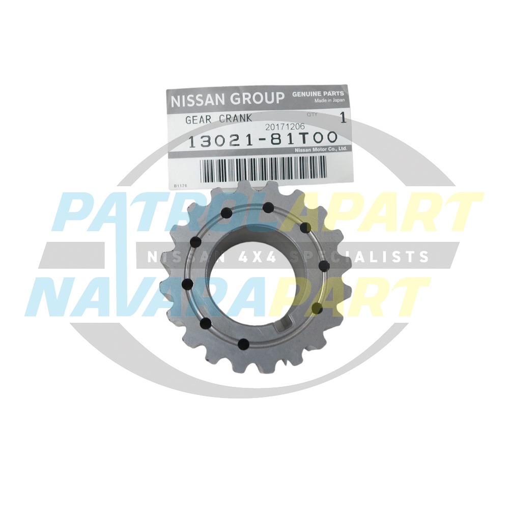 Genuine Nissan Crankshaft Gear RD28 - Nissan Patrol Y60 GQ