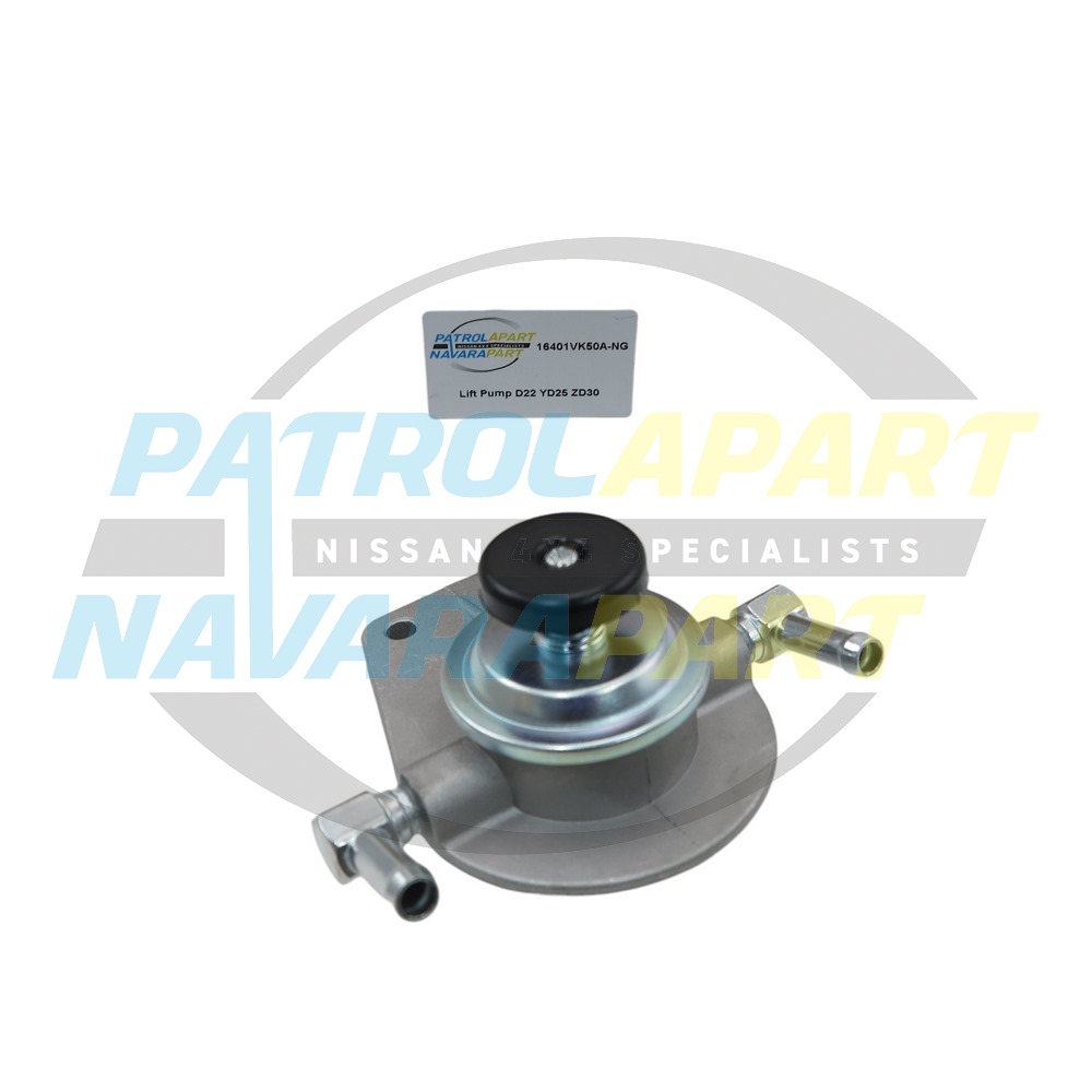 Diesel Lift Pump Fuel Filter Primer - Nissan Navara D22 YD25 ZD30