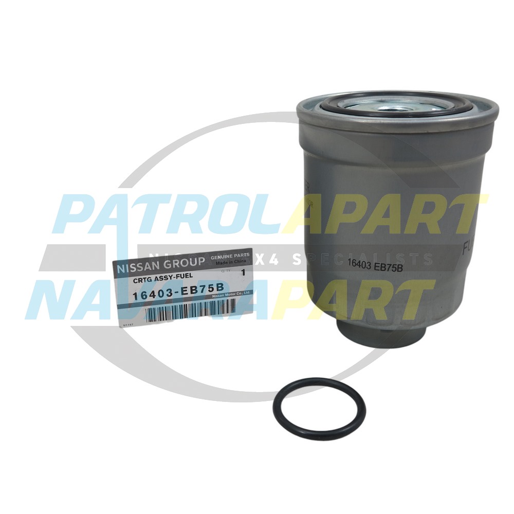 Genuine Fuel Filter - Nissan Navara Thai D40 YD25