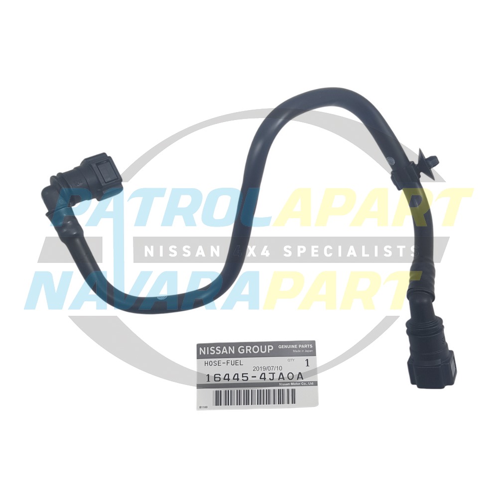 Genuine Nissan Plastic Fuel Hose Filter to Head - Nissan Navara D23 NP300