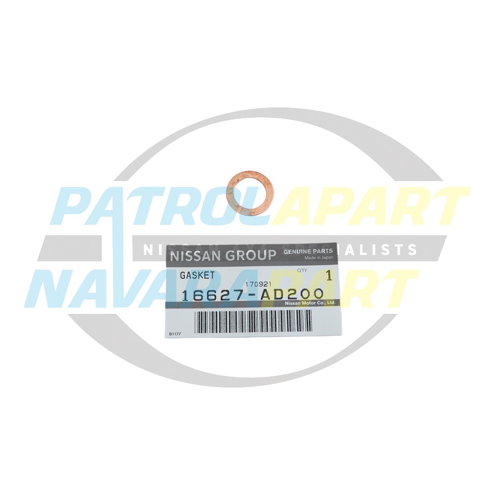 Genuine Nissan Bleed Off Line Gasket - Nissan Navara D22 D40 YD25