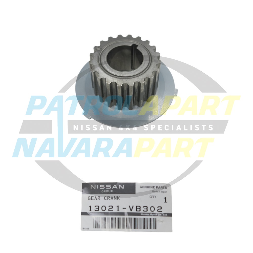 Genuine Nissan Crankshaft Gear - Nissan Patrol Y61 GU