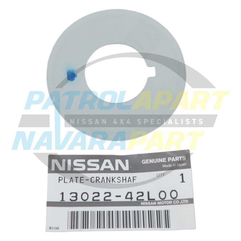 Genuine Nissan Crankshaft Plate RB30 RD28 - Nissan Patrol Y60 GQ & Y61 GU