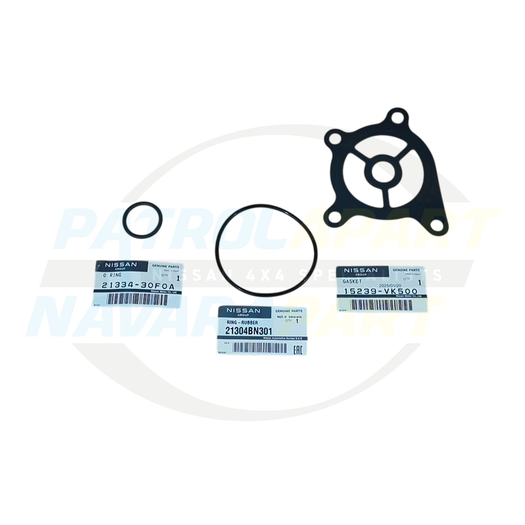 Genuine Nissan Oil Cooler O-ring Set - Nissan Navara D22 D40 & Pathfinder R51 YD25 VSK