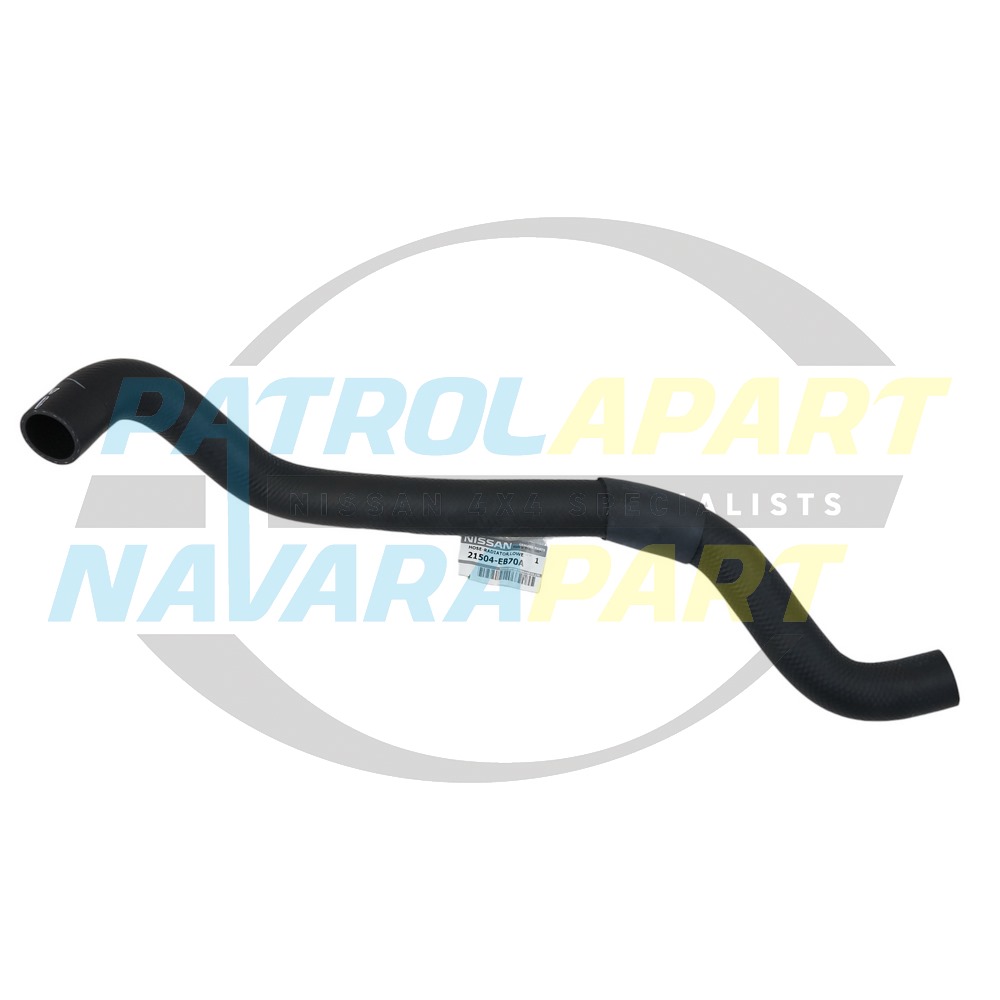 Genuine Nissan Lower Radiator Hose - Nissan Navara D40 Thai YD25
