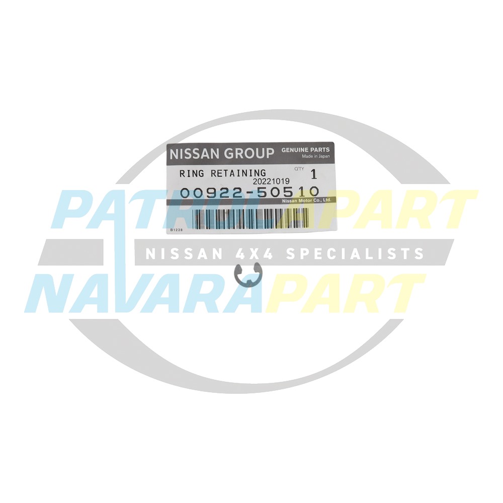 Genuine Nissan Drum Brake Shoe Retaining Clip - Nissan Patrol Y60 GQ & Y61 GU