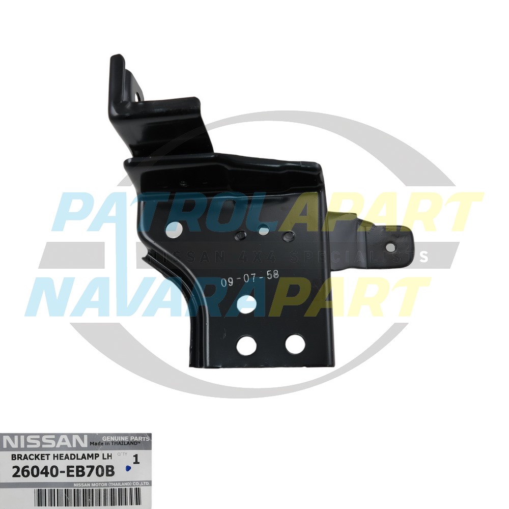 Genuine Nissan Headlight Bracket - Nissan Navara D40 MNT LH