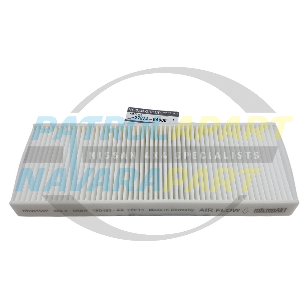 Genuine Nissan Pollen Filter Kit (Single) - Nissan Navara D40 Spanish Built VSK