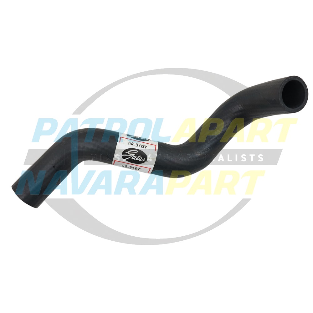 Gates Upper Top Radiator Hose - Nissan Navara D40 R51 Spanish VSK YD25 2005-2006