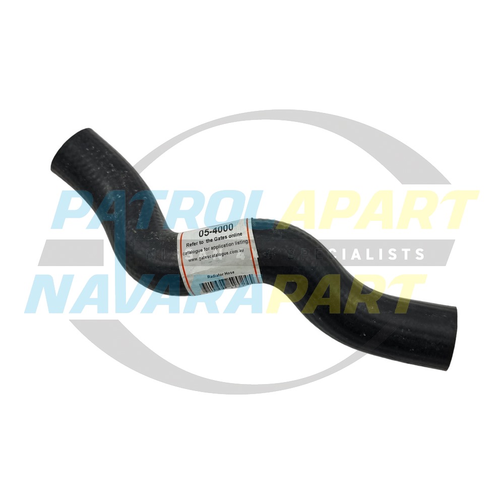 Gates Upper Radiator Hose - Nissan Navara D40 Spanish VSK YD25 01/2010 on