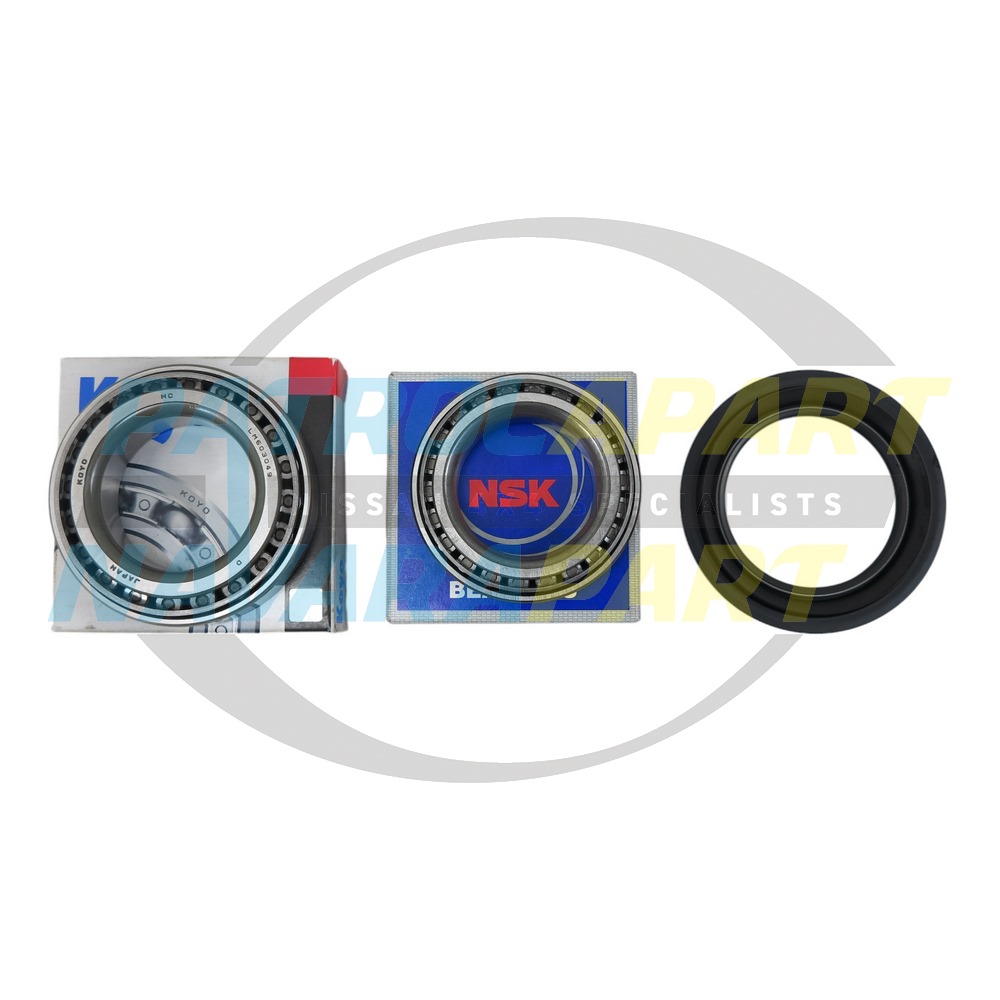 Front Wheel Bearing Kit Japanese Bearings - Nissan Navara D21 D22 4WD