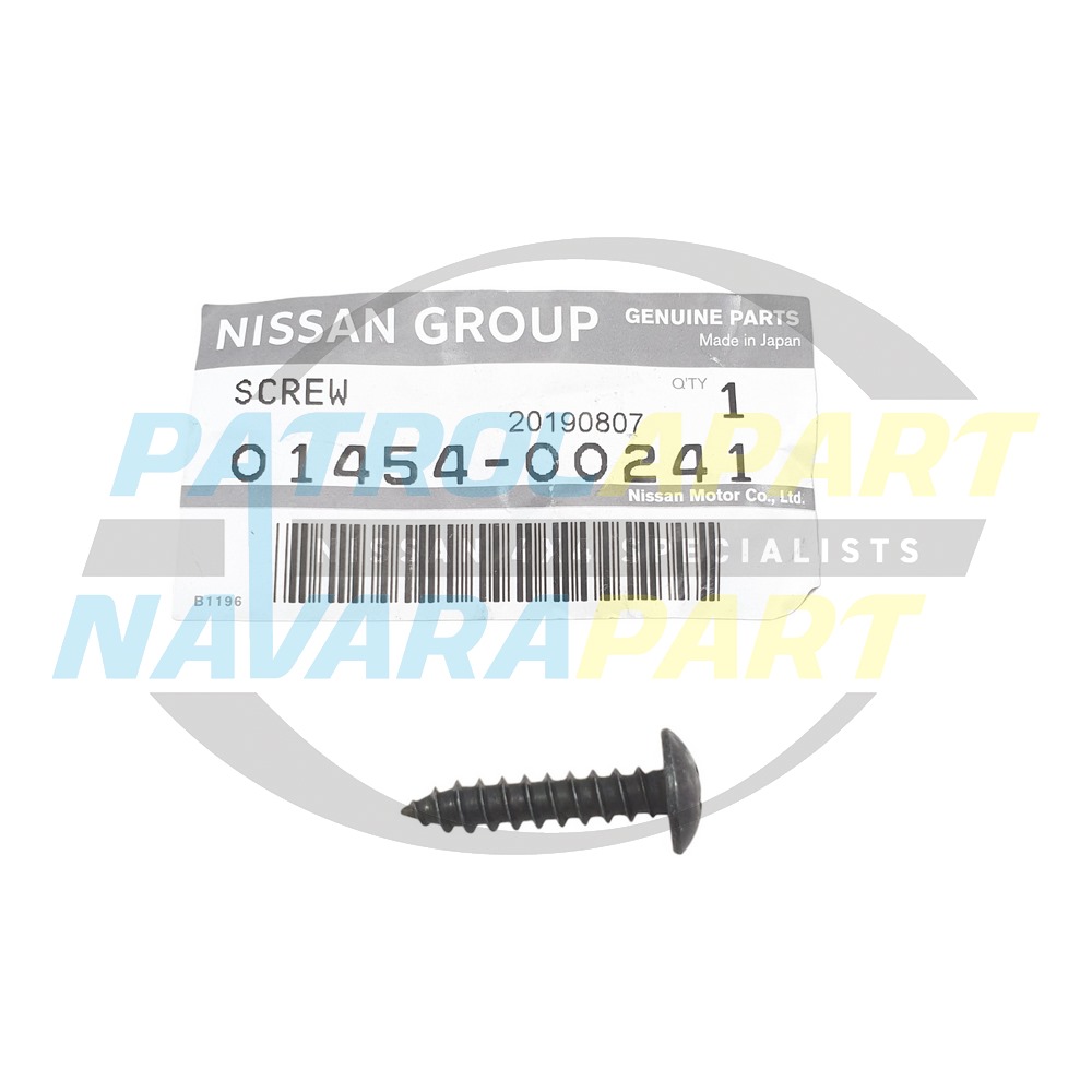 Genuine Nissan Kick Panel Step Scuff Plate Screws - Nissan Patrol Y60 GQ