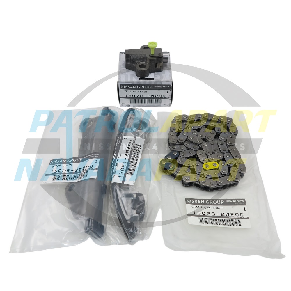 Genuine Nissan Timing Chain Kit ZD30 - Nissan Patrol Y61 GU & Navara D22
