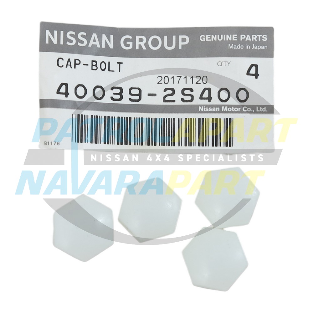 Genuine Nissan Steering Lock Stop Nylon Cap SET of 4 - Nissan Navara D22 2WD