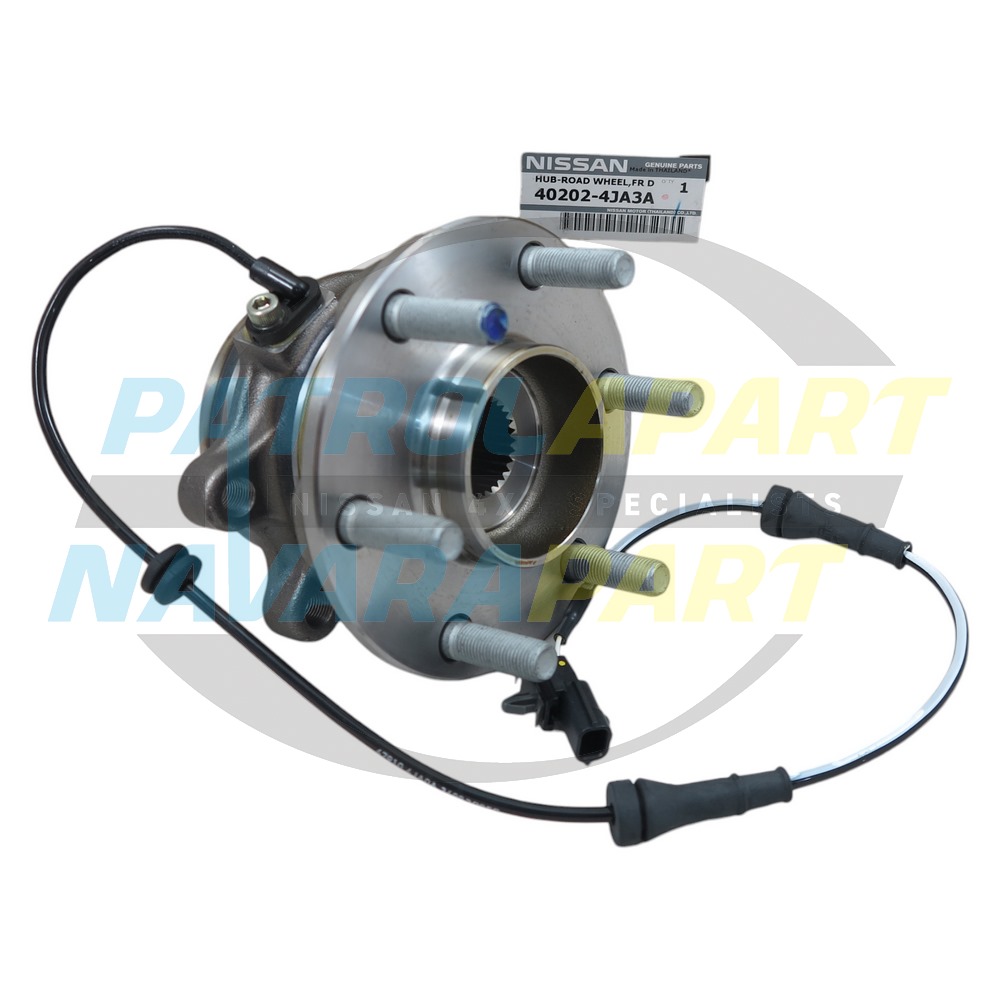 Genuine Nissan Front Wheel Bearing Hub - Nissan Navara D23 NP300 4WD Series 1-4