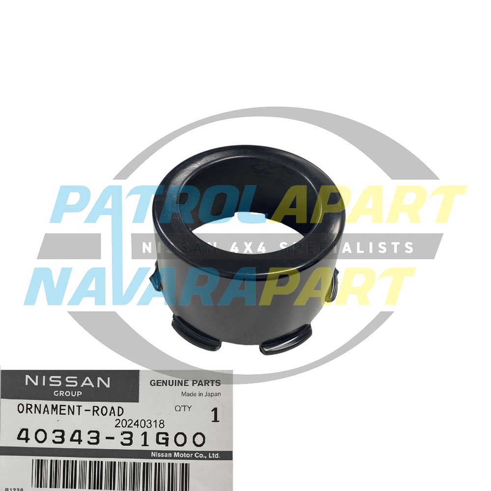 Genuine Nissan Freewheeling Hub Cover - Nissan Navara D22 Front Alloy Wheel