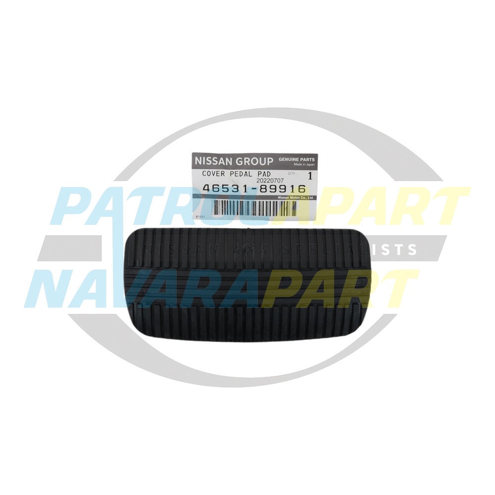 Genuine Nissan Pedal Rubber Auto Brake - Nissan Patrol Y60 GQ & Navara D40 MNT