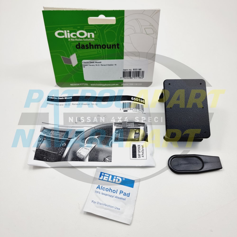 Dash Mount Phone Holder Base - Nissan Navara D23 NP300