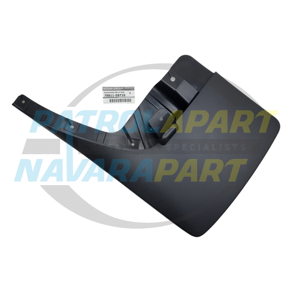 Genuine Nissan LHR Mudflap - Nissan Navara D40 Thai MNT YD25