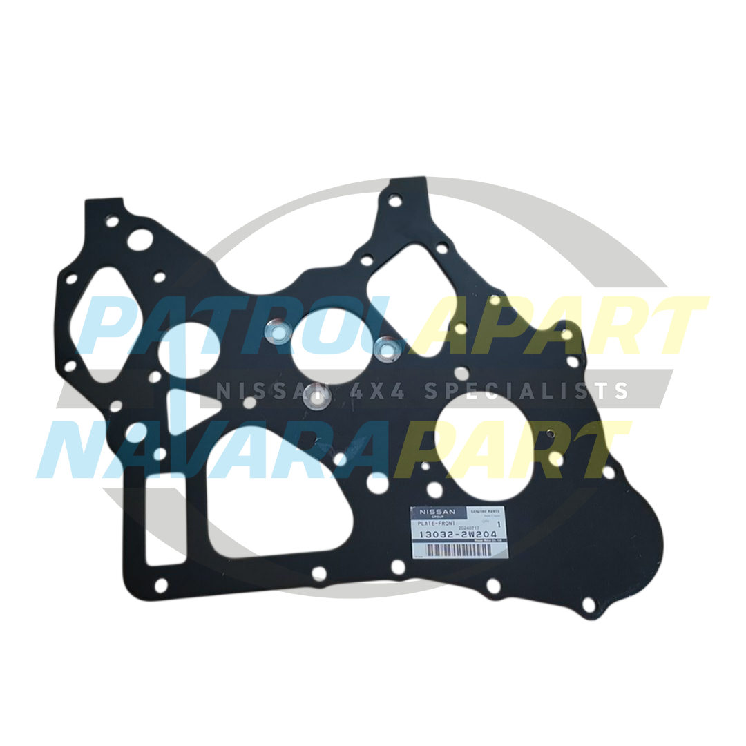 Genuine Nissan Timing Cover Sandwich Plate ZD30 - Nissan Patrol Y61 GU & Navara D22