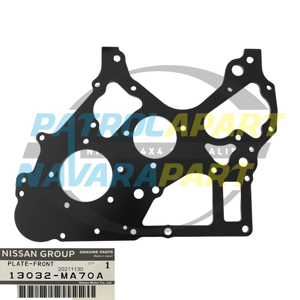 Genuine Nissan Timing Cover Sandwich Plate ZD30 - Nissan Patrol Y61 GU
