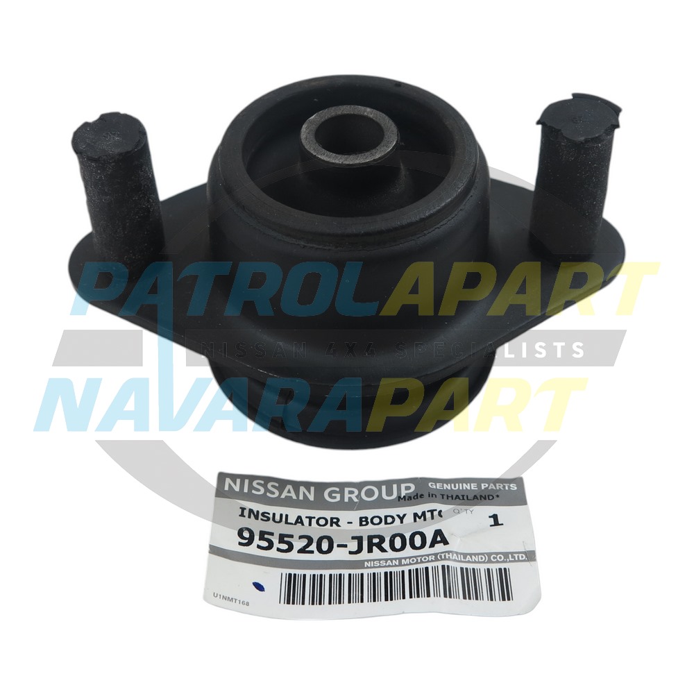 Genuine Nissan 3rd Row Rubber Body Mount - Navara D40 YD25 THAI MNT