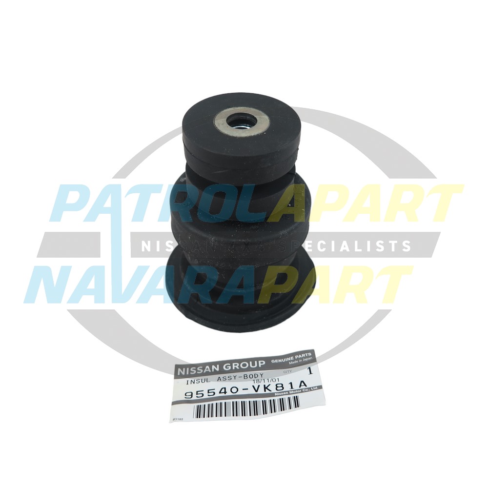 Genuine Nissan Row 4 Body Mount - Navara D22 Dual Cab After 04/2004