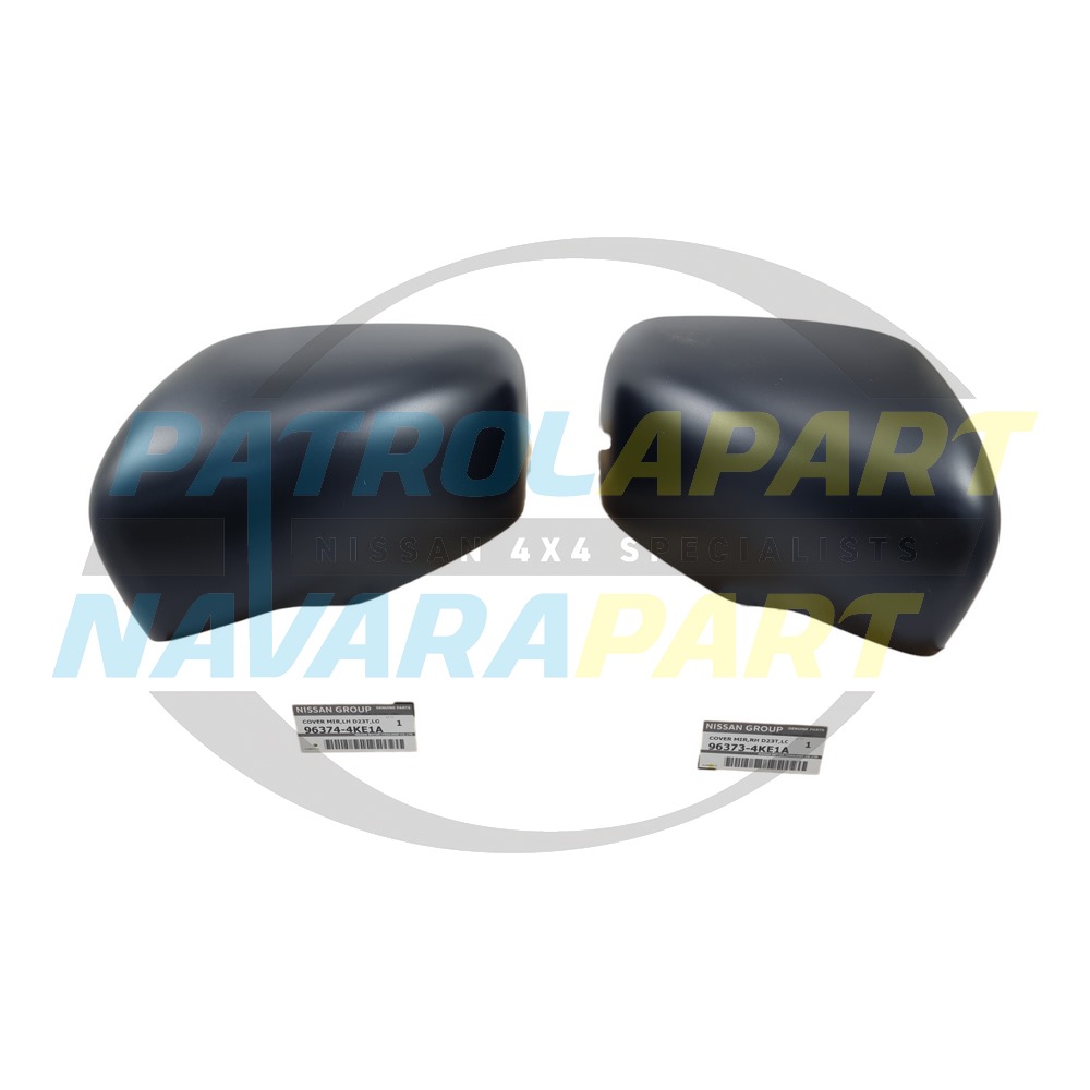 Genuine Nissan Mirror Cover Black Manual LH & RH For D23 NP300