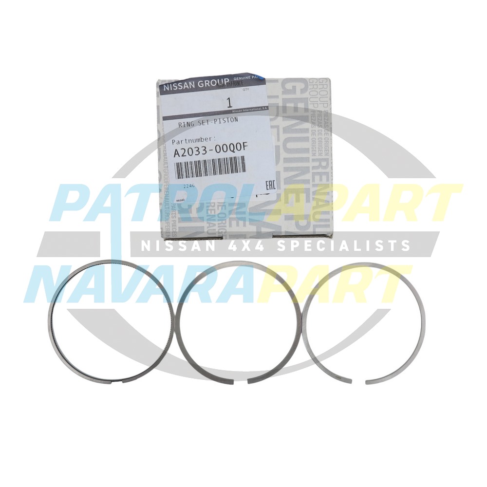 Genuine Nissan Piston Ring Set - Nissan Navara D23 NP300 M9T