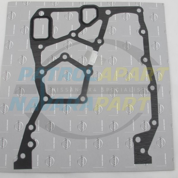 Genuine Nissan Timing Cover Backing Plate Gasket TD42 - Nissan Patrol Y60 GQ, Y61 GU & Navara D22