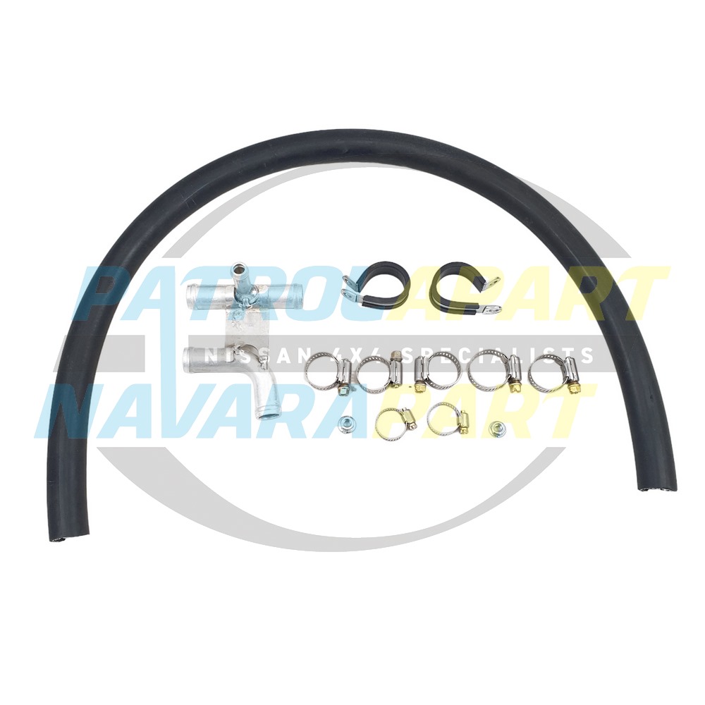 Firewall Coolant Pipe Conversion Kit - Nissan Navara D40 Pathfinder R51 YD25 VQ40