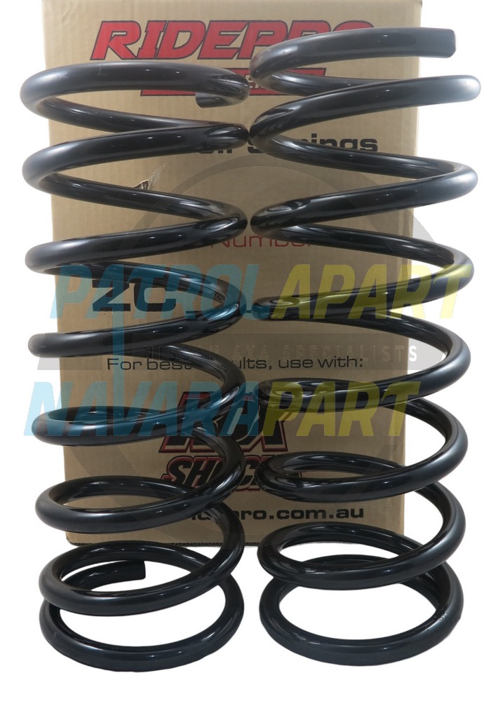Ridepro Front Coil Spring 30mm Lift Bar & Winch - suits Nissan Navara D23 NP300