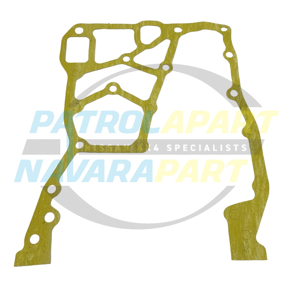 Genuine Nissan Timing Cover Backing Plate Gasket TD42 - Nissan Patrol Y60 GQ & Y61 GU