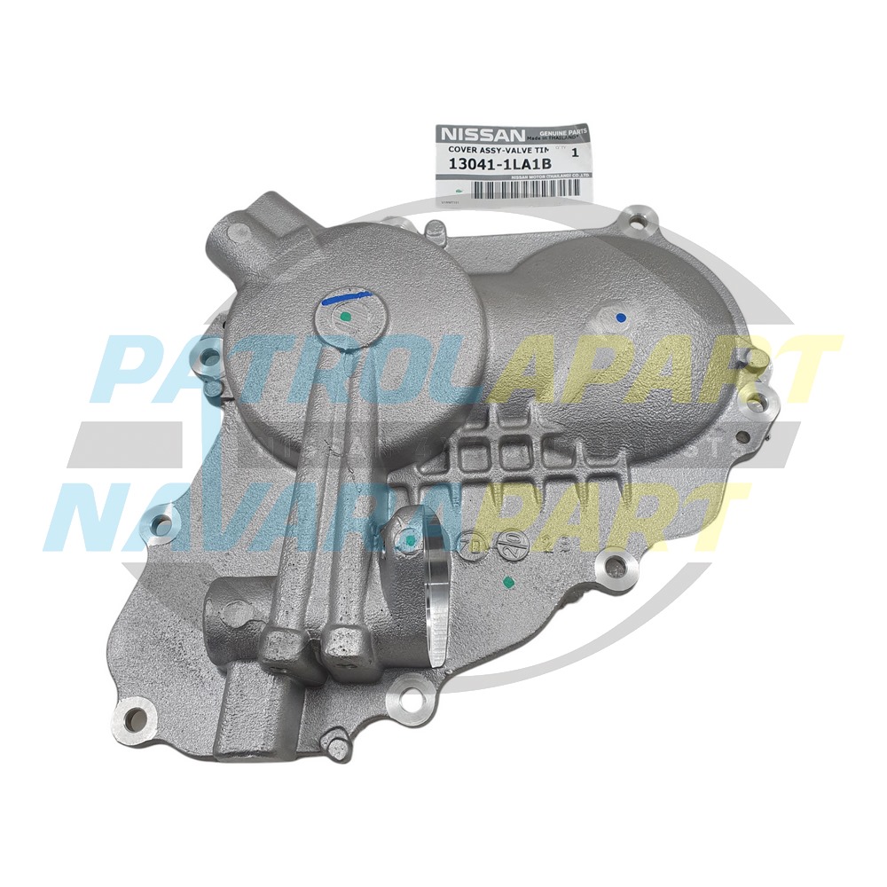 Genuine Nissan Left Hand Timing Cover Plate VK56 - Nissan Patrol Y62