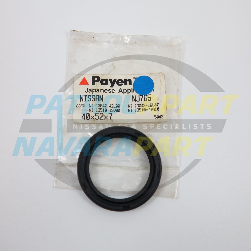 Genuine Nissan Camshaft Oil Seal RB30 - Nissan Patrol Y60 GQ