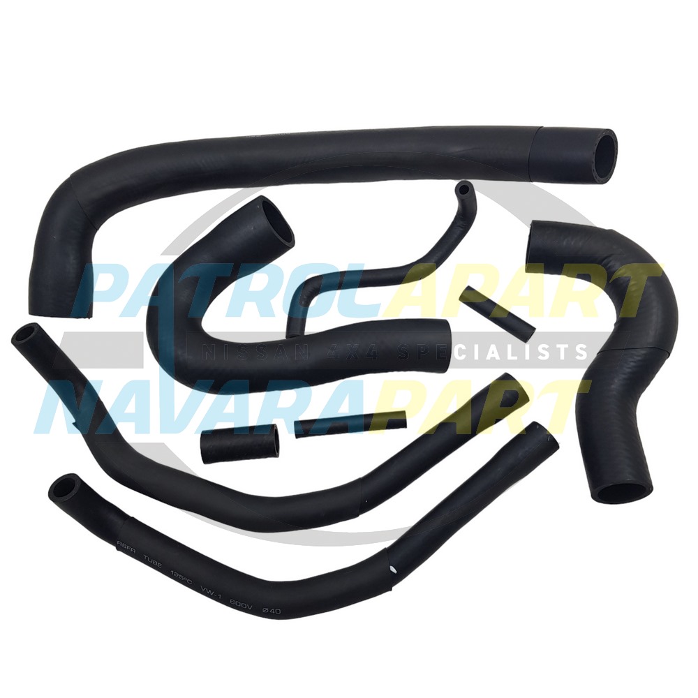 Heater & Radiator Cooling Hose Kit - Nissan Navara D22 ZD30