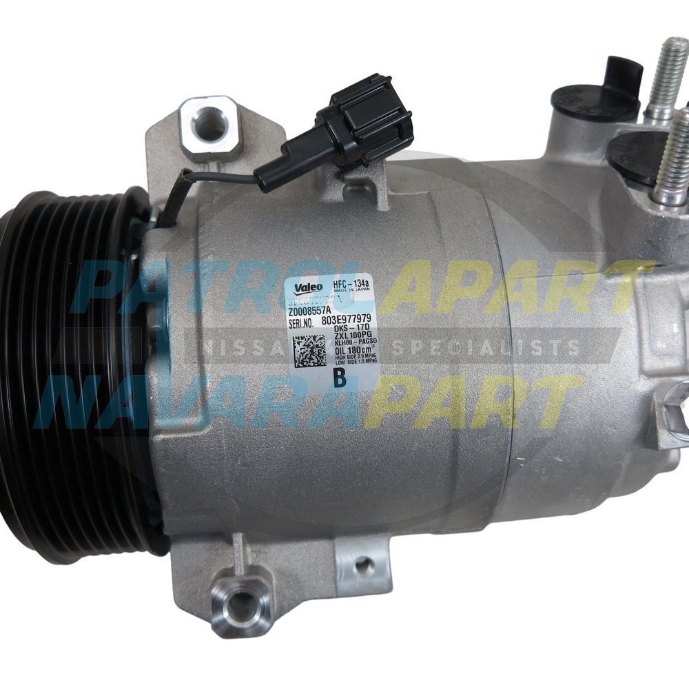 A/C Air Conditioning Compressor - Nissan Navara D40 VSK Spanish V9X V6 3.0L STX550