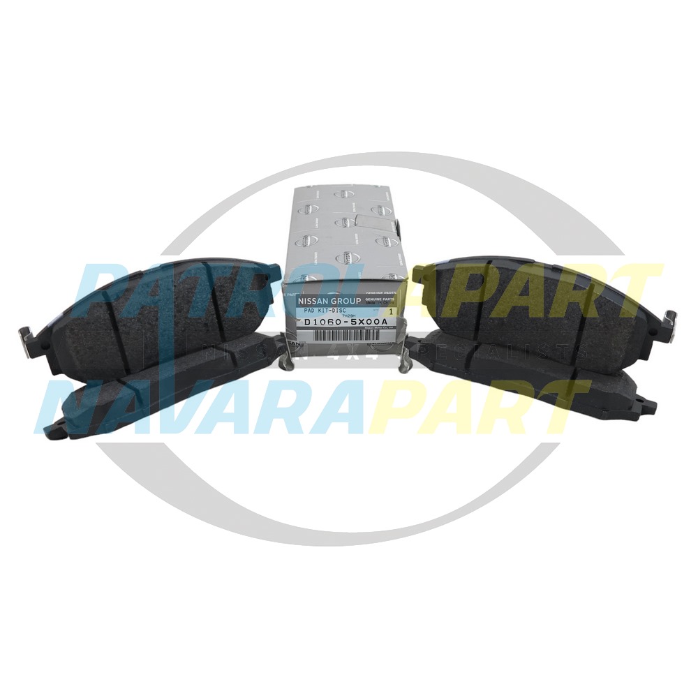 Genuine Nissan Front Brake Pads - Navara D40 STX550 V9X
