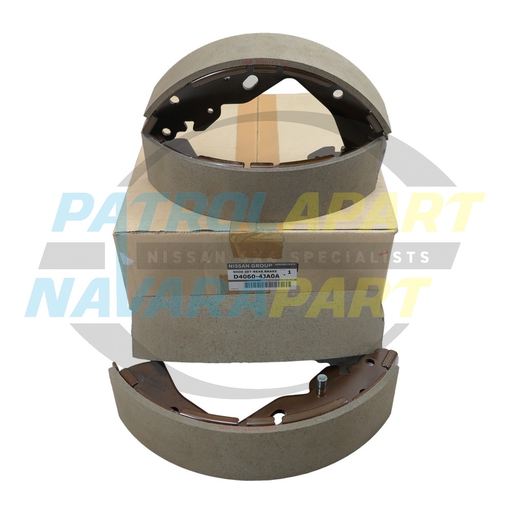 Genuine Nissan Rear Brake Shoes - Navara D23 NP300 M9T YS23 QR25DE