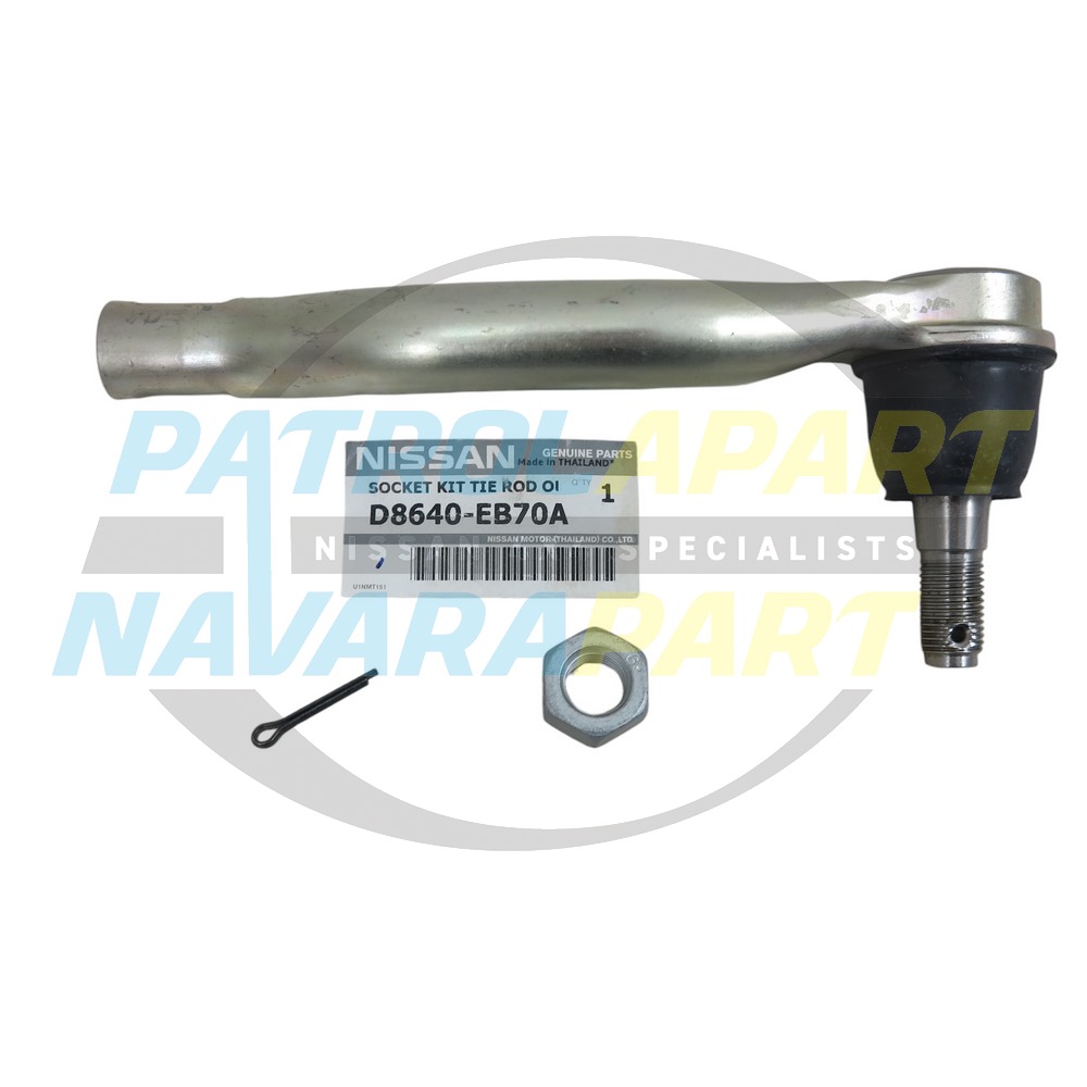 Genuine Nissan LH Outer Tie Rod End - Navara D40 Thai D23 NP300