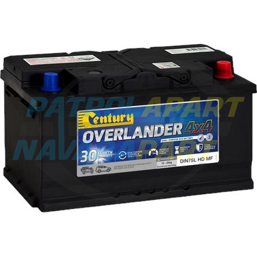 Century Ultra High Performance Battery 650CCA & 65AH - Nissan Navara D23 NP300