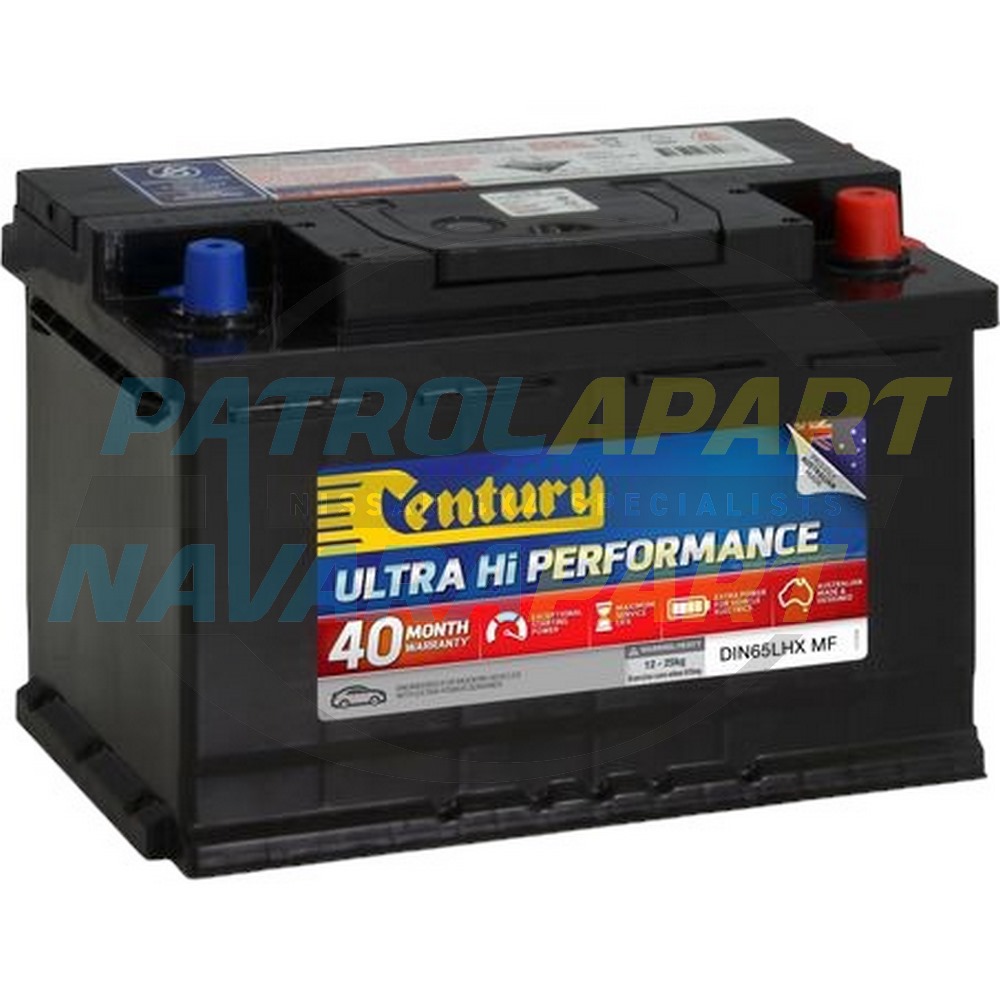 Century Ultra High Performance Battery 760CCA & 77AH - Nissan Navara D23 NP300