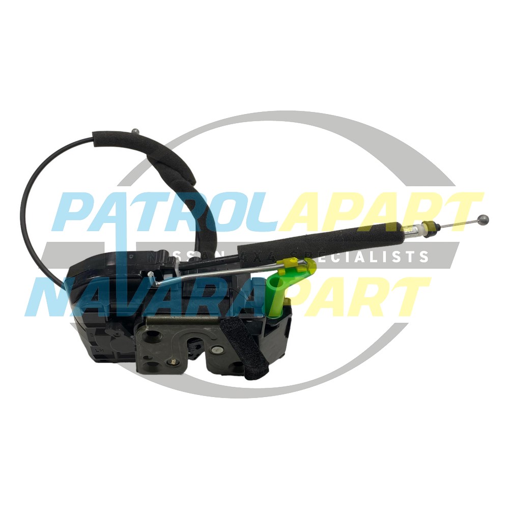 Passenger LHF Door Lock Mechanism - Nissan Navara Spanish D40 R51 VSK