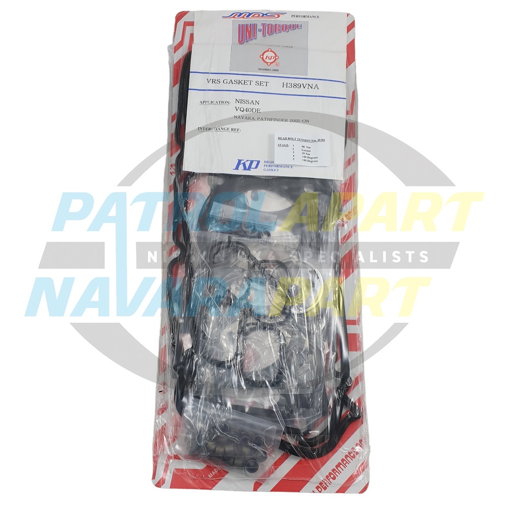 KP VRS Gasket Set - Nissan Navara D40 / Pathfinder R51 VQ40