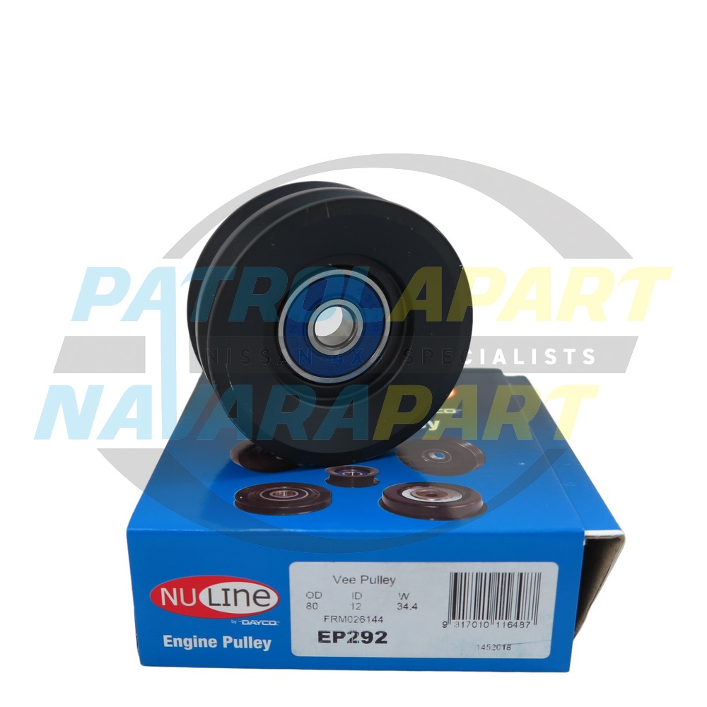 Idler Pulley - Nissan Navara D22 YD25 2.5L Diesel 2008 on