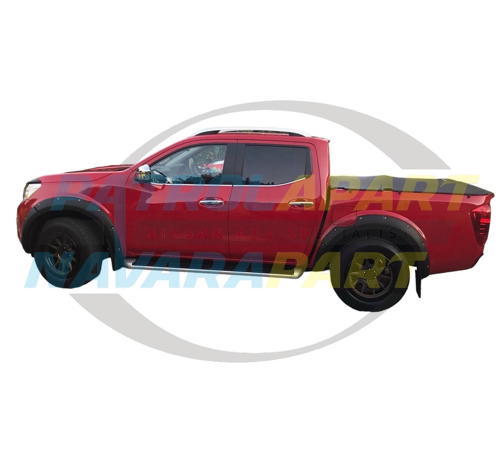 Genuine Nissan Matt Black Bolt On Look Wheel Arch Flares - Navara D23 NP300 S1-4